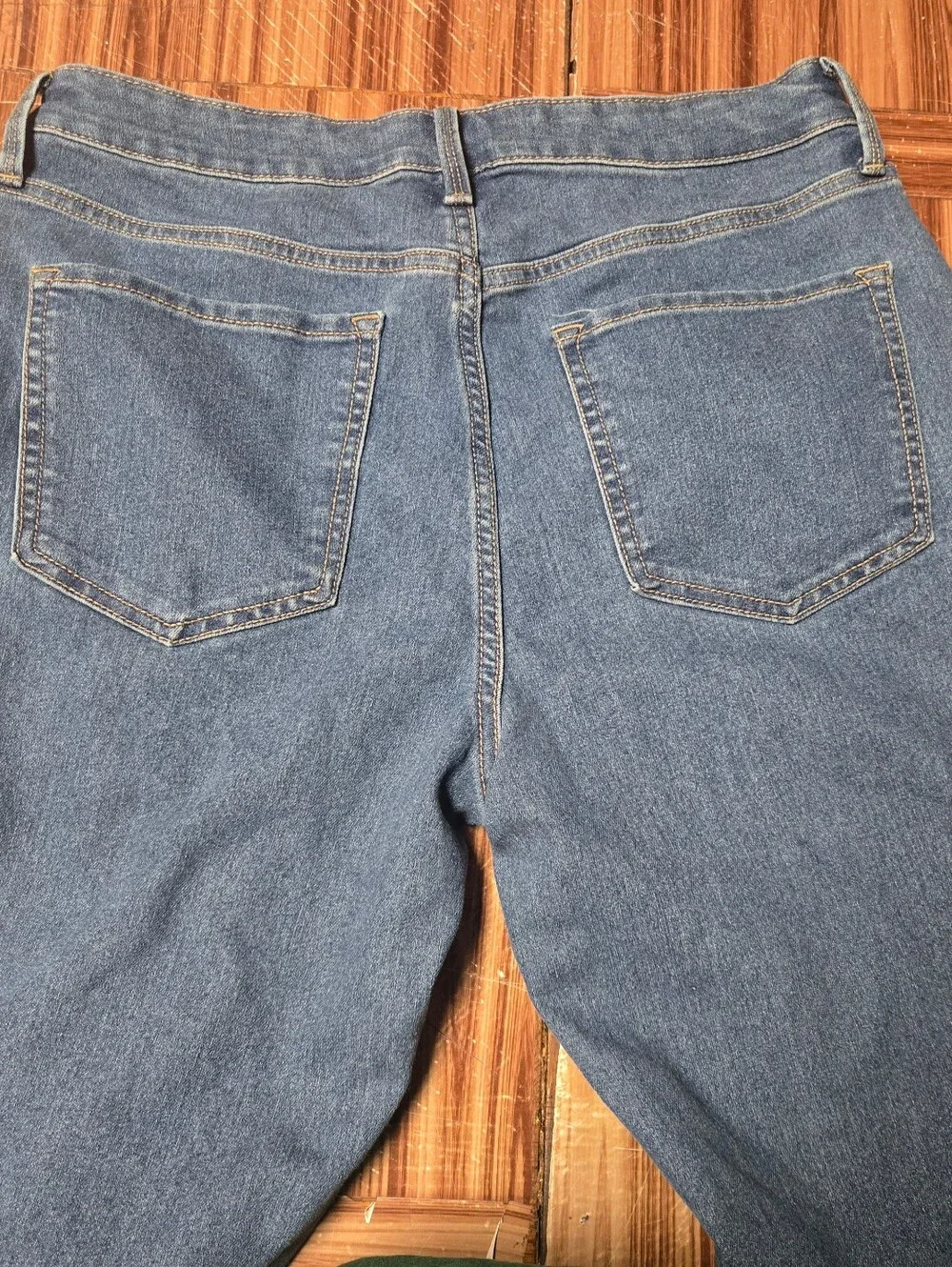 Two Classic Petite Women's Light Blue Denim Jeans